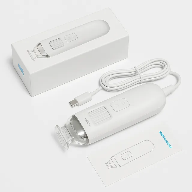 Dermatoscópio Eletrônico Com Câmera Para Análise Capilar