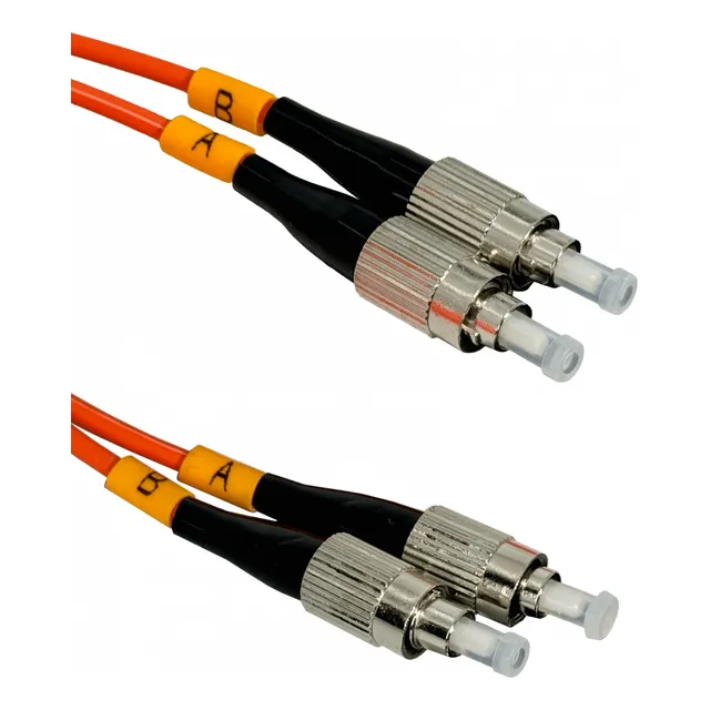 2mt St-st Om1 Multimodo Mm Duplex Jumper Fibra 62.5/125um Ls