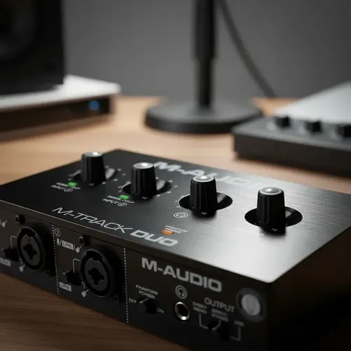 Interface de Áudio USB Audient Evo 4 Preto 24bit 96kHz Com Phantom