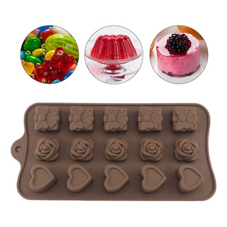 Molde Silicona De 15 Mini Detalles Amor - Chocolates Gomitas Molde Silicona De 15 Mini Detalles Amor - Chocolates Gomitas