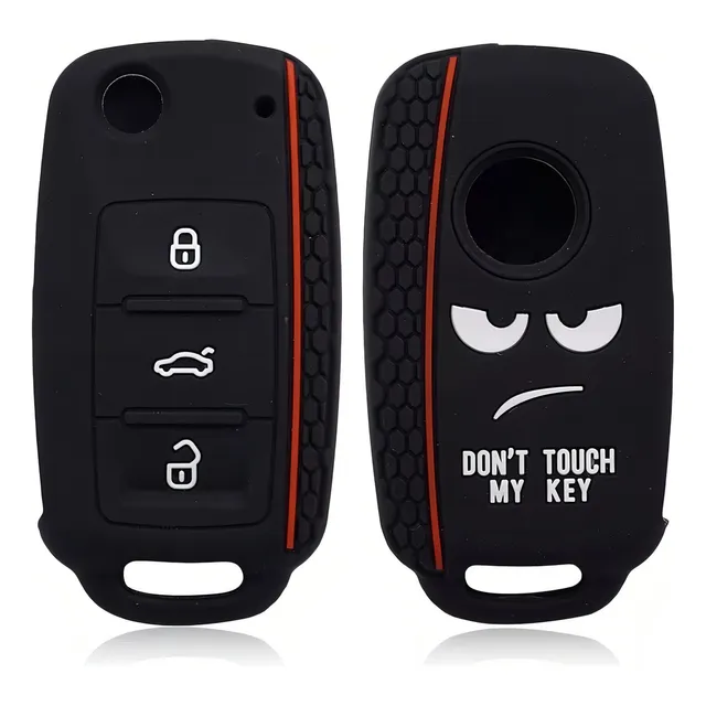 Accesorios para llaves de coche y cuchillos para Volkswagen Fox Polo Voyage Up, color negro