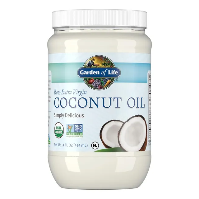 Suplemento Aceite De Coco Extra Virgen Garden Of Life 414 Ml