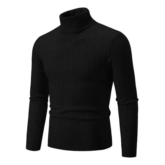 Sudadera Casual Cálida Cuello Alto Para Hombre Al Aire Libre