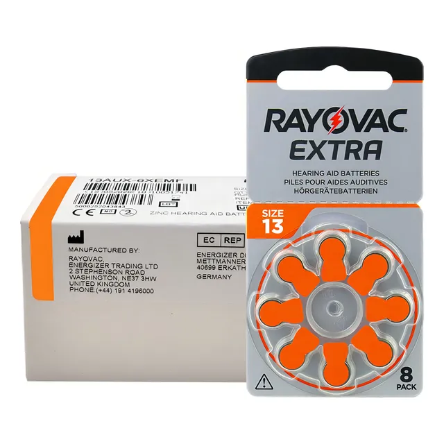 Pilas Audifono 13 Rayovac Extra Pr48 Caja X 80 Unidades Bp8