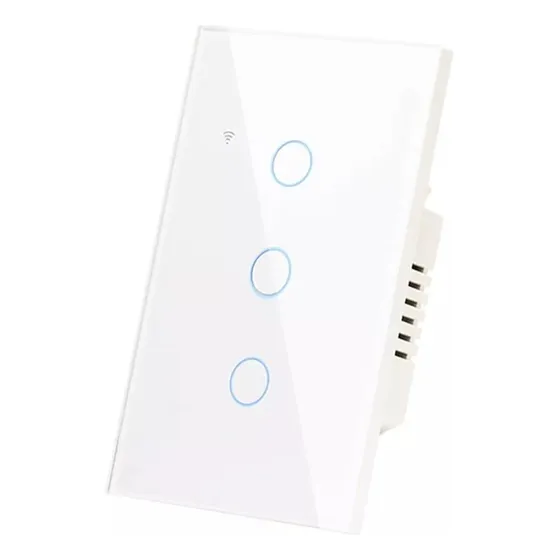 Switch Wifi Tactil Inteligente Alexa Google Home (3 Botones)