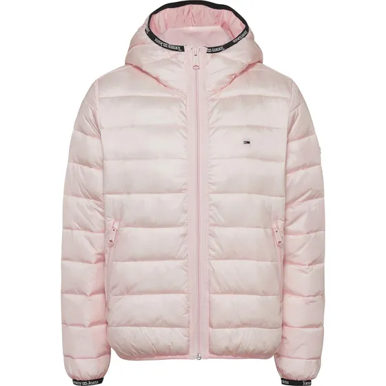 Chaqueta Rosada Acolchada Para Mujer Tommy Jeans