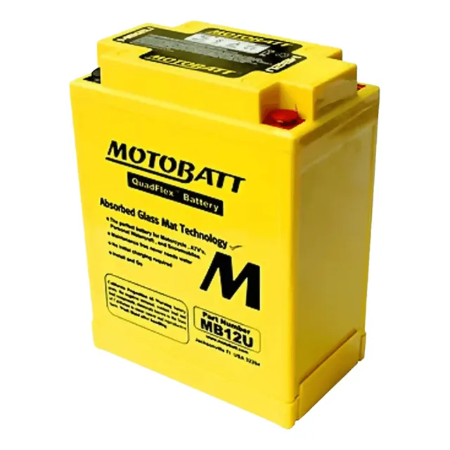 Bateria Motobatt 14ah 12v Mb12u = Yb12aa; Yb12aas; Yb12aaws