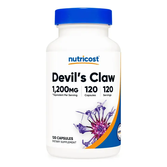 Suplemento Nutricost Extracto De Garra Del Diablo 1200 Mg 12