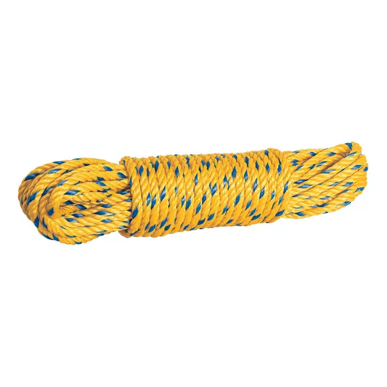 Madeja De Cuerda Amarilla De Polipropileno 6mm, 15m, Fiero Color Amarillo