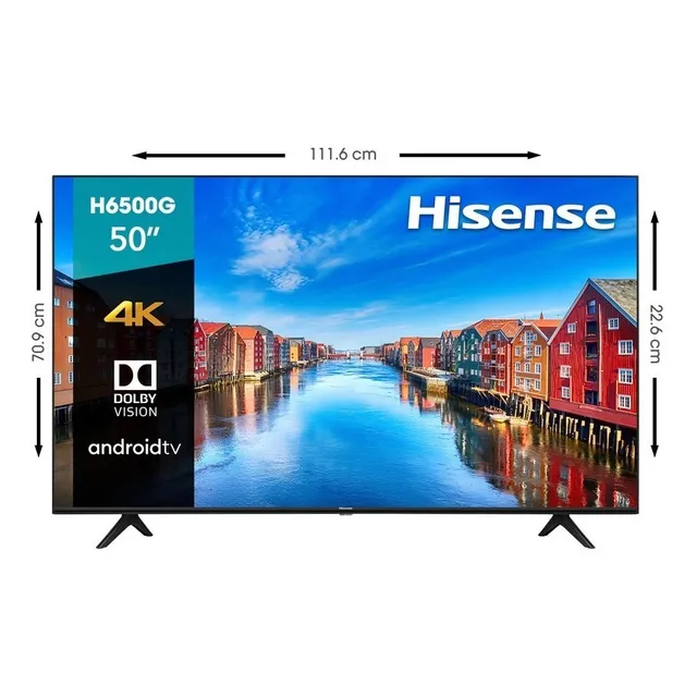 Pantalla Hisense De 50 Con Android Tv Uhd H6500g