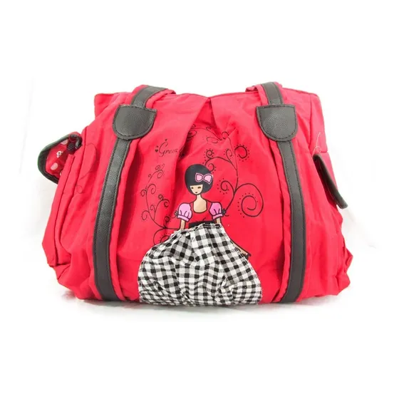 Bolso Cartera De Tela Con Muñeca Grande Para Damas