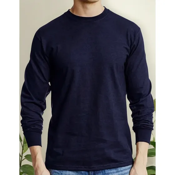 Camibusos Algodón Cuello Redondo Manga Larga Talla Xxl - 2xl