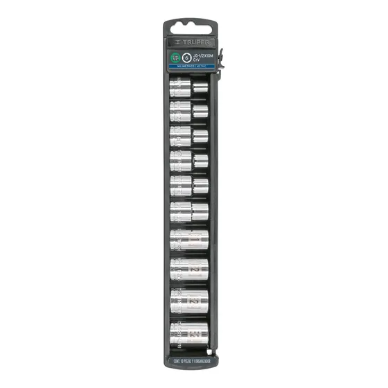 Juego De 10 Dados Cuadro 1/2  Torx, Truper
