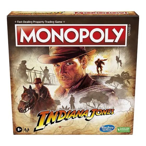 Monopoly Indiana Jones Hasbro Juego De Mesa 2-6 Jugadores