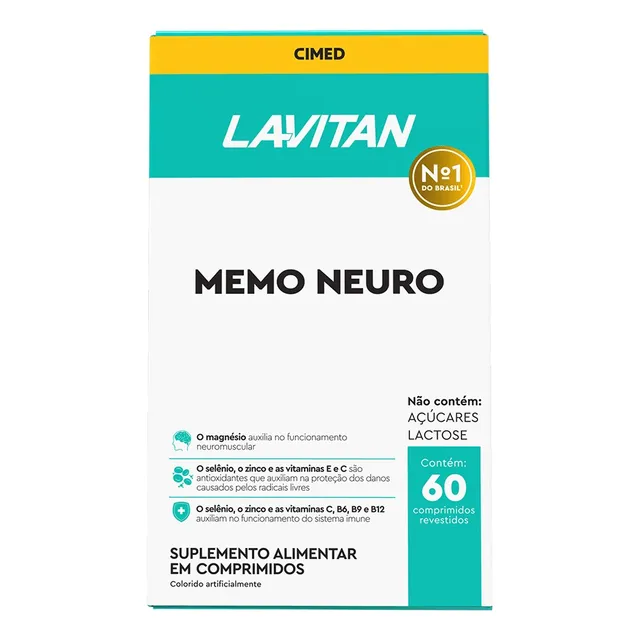 Lavitan Memo Neuro 60 tabletas recubiertas