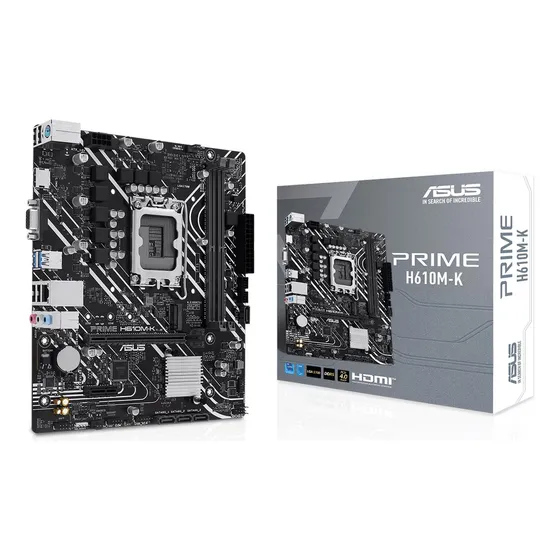 Tarjeta Madre Asus Prime H610m-k Lga 1700 2x Ddr5 Micro Atx