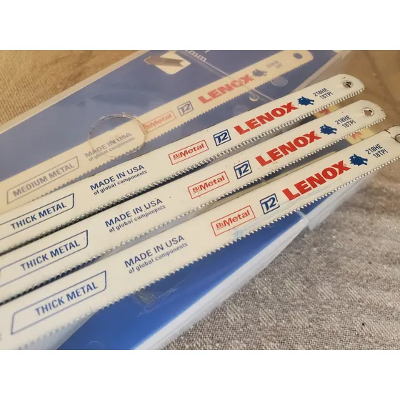 Hojas De Segueta Marca Lenox 