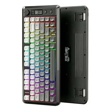 Teclado Gamer Freewolf M75 82 Teclas Modo Dual Moonnight Inglés Us