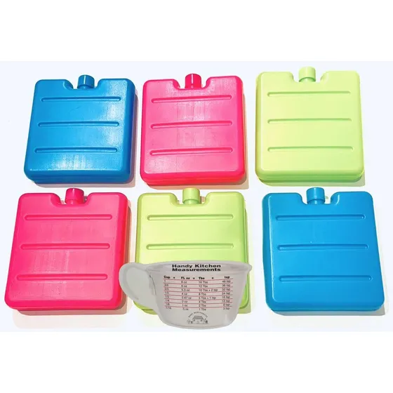 6 Bolsa Hielo S Delgada Reutilizabl Larga Duracion Bpa Para