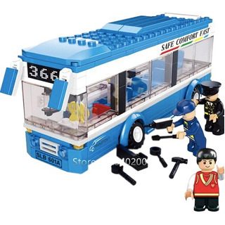 Camión Autobus Bloques Construir Niño Juguete Regalo Navidad Camión Autobus Bloques Construir Niño Juguete Regalo Navidad
