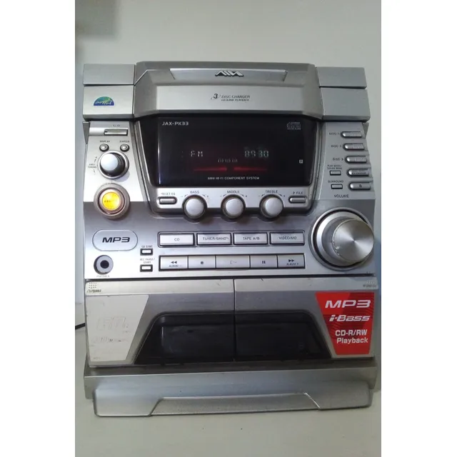 Minicomponente Aiwa Modelo Jpk33 Sin Parlantes Plateado 110 W