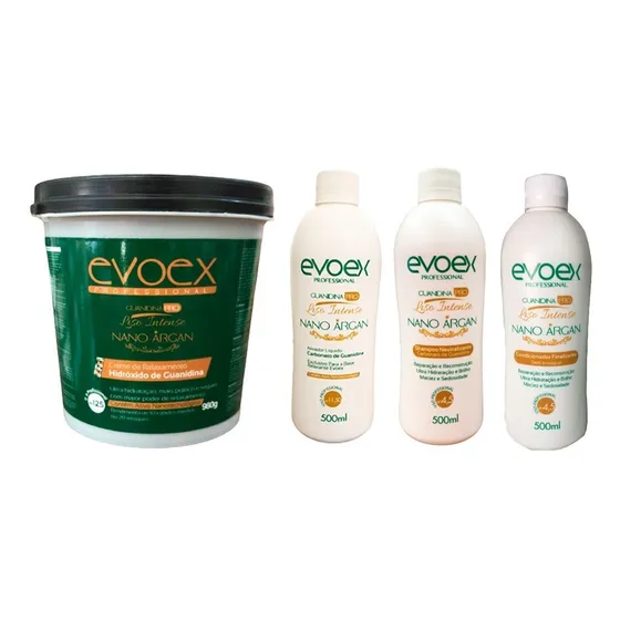Kit Relaxamento Hidróxido De Guanidina Evoex 1kg