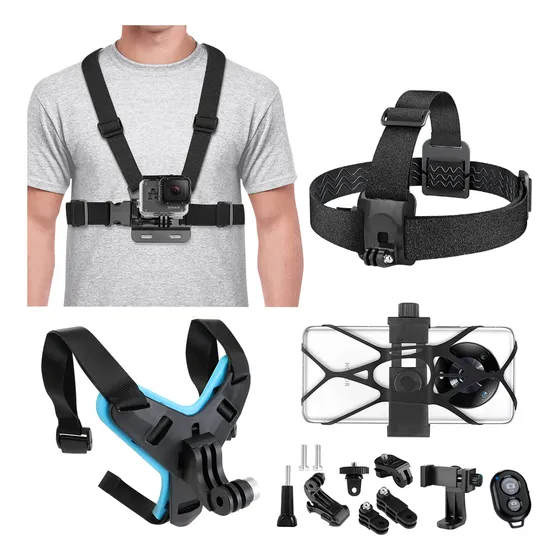 Soporte Monturas Cámara Bicicleta Ajustable Para Gopro Hero