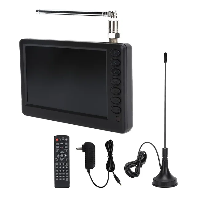 Televisor Digital Portátil De 13cm Con Batería Recargable