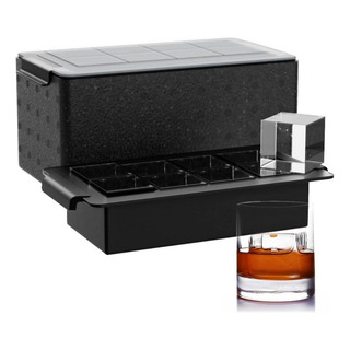 Clear Ice Maker 8 Big Square Ice Square, Para Coquetéis Clear Ice Maker 8 Big Square Ice Square, Para Coquetéis