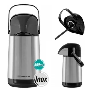 Garrafa De Mesa Termica Lumina Termolar 500ml Inox Garrafa De Mesa Termica Lumina Termolar 500ml Inox