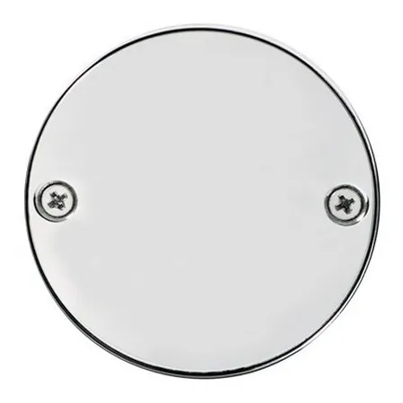 Rejilla Ciega Para Piso Fp Cromada 10cm Redonda Centro Piso
