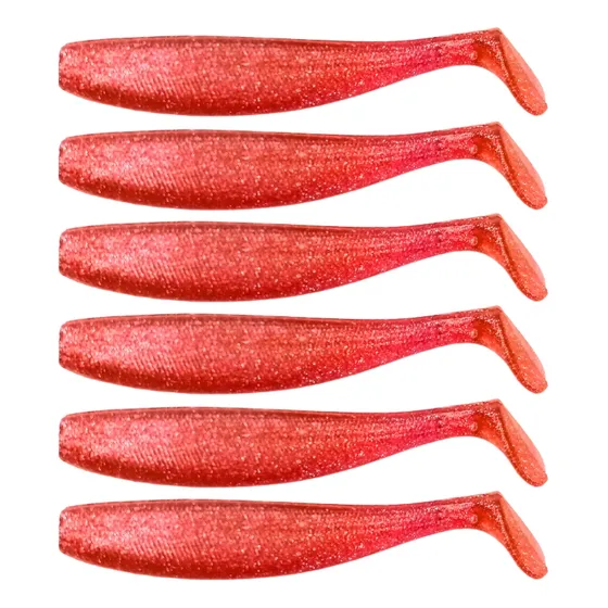 Señuelos Silicona Surfish Soft Bait Shadfiretail 6cm X 6unid