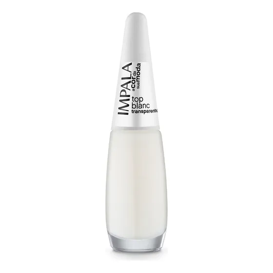 Esmalte Impala Coleção A Cor Da Moda Top Blanc Transparente
