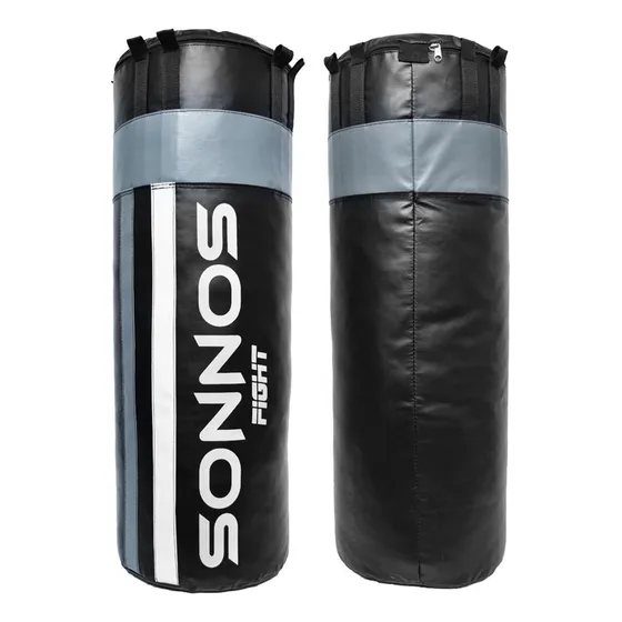 Bolsa De Boxeo 0,90 Mts.+ Relleno Federacion Argentina Box Color Gris