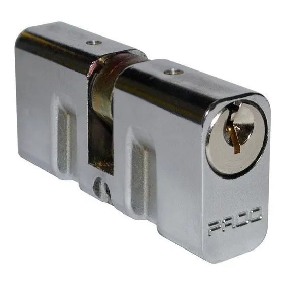 Cilindro Miolo Tambor Pado 55mm Cromado Com 2 Chaves