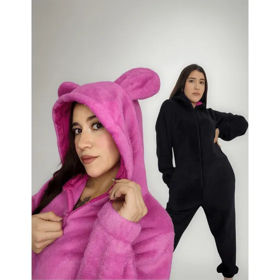 Pijama Entero Mono Mujer Invierno Polar Soft Linea Premium 