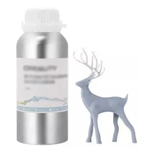 Resina 3d Gris-grey Creality Para Impresora 3d Uv 500ml