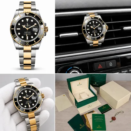 Relógio Rolex Submariner Date Bicolor Automático 3035