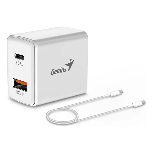 Cargador Genius Pd-20acp Us Blanco