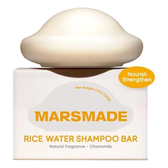 Marsmade Shampoo En Barra 120g Agua De Arroz