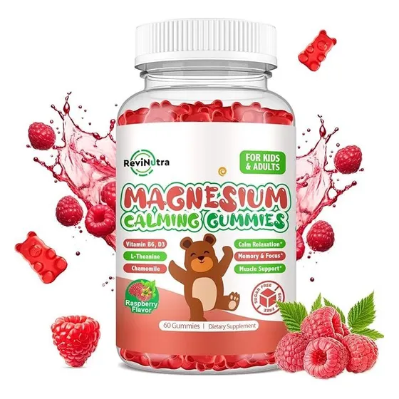 Magnesio Para Niños Y Adultos 60 Gomitas Revinutra