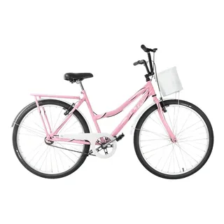 Bicicleta Urbana Ultra Bikes Summer Tropical Aro 26 Cor Rosa-bebĂȘ/branco Bicicleta Urbana Ultra Bikes Summer Tropical Aro 26 Cor Rosa-bebĂȘ/branco