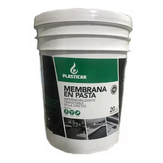 Membrana Liquida En Pasta Para Techos Premium X 10 Litros