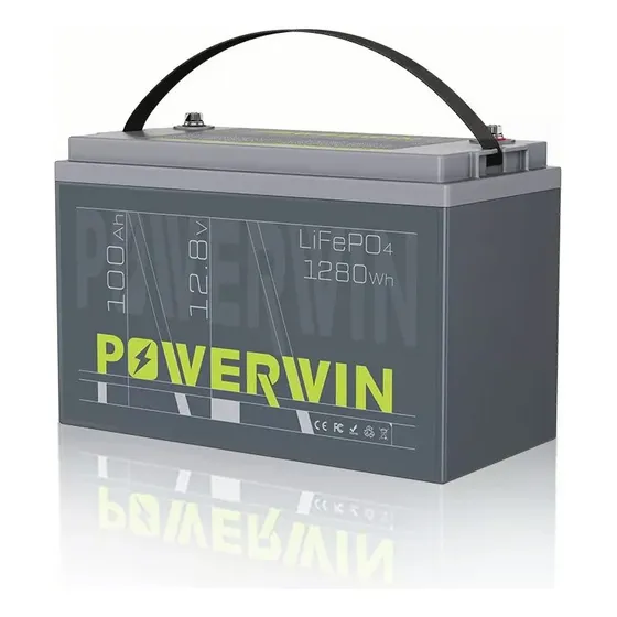 Batería Litio Solar Powerwin Bt100 12v 100ah 1280wh Lifepo4