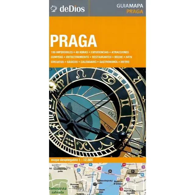 Guía Mapa De Praga. De Dios Guías De Viaje.