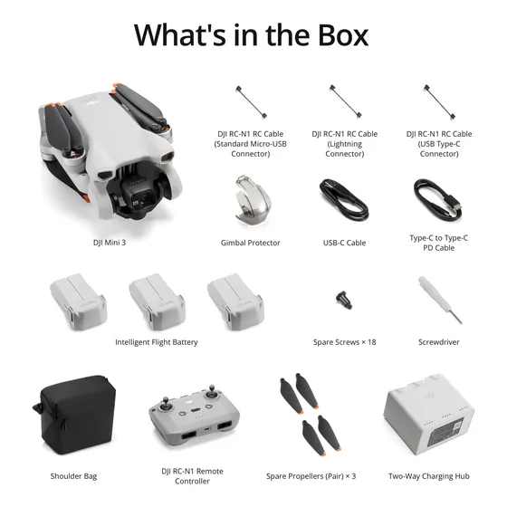 Dron Dji Mini 3 4k Fly More Combo