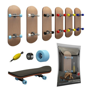 Mini Skate De Dedo Profissional De Madeira Com Rolamento Mini Skate De Dedo Profissional De Madeira Com Rolamento