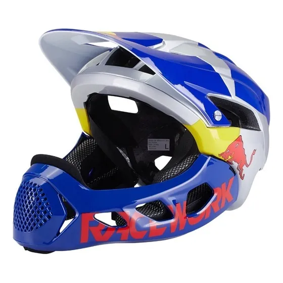 Casco For Bicicleta De Descenso, Todoterreno, Red Bull