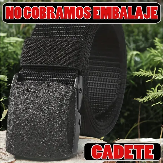 Cinturon Tactico Hebilla Plastica Cadetes Y Escolar 