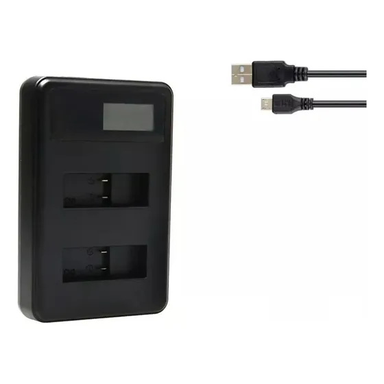 Para Gopro Charger, Dual Lcd Charger Para Gopro Hero 5 6 78